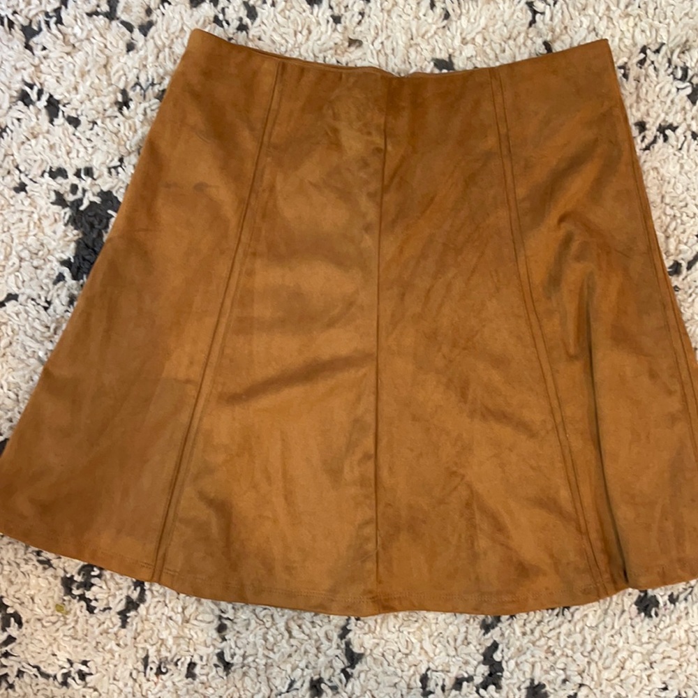 Loft suede skirt size 4